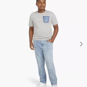 NWT Levi’s 502 juniors husky fit jeans, Yosemite Falls light wash. 10H W30 x L26